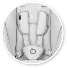 Стільчик для годування MoMi LUXURIA dark grey